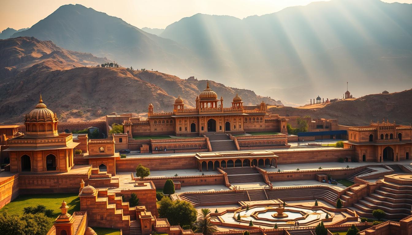 Why did Akbar build Fatehpur Sikri in that location?