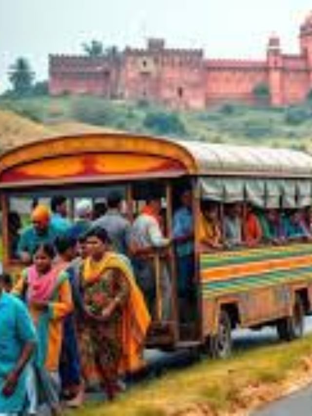 How to get from Agra to Fatehpur Sikri by bus?